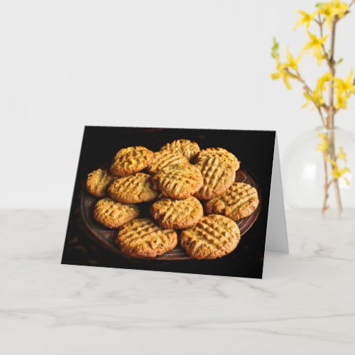 Peanut Butter Cookies Blank Card