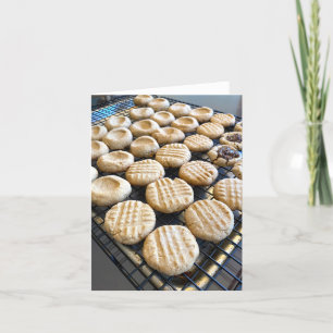 Peanut Butter Cookies Thank You Card