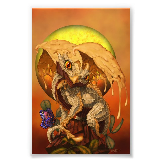 Peanut Butter Dragon 4x6 Print (Front)