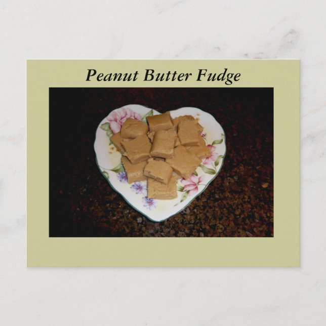 Peanut Butter Fudge Recipe Card (Front)