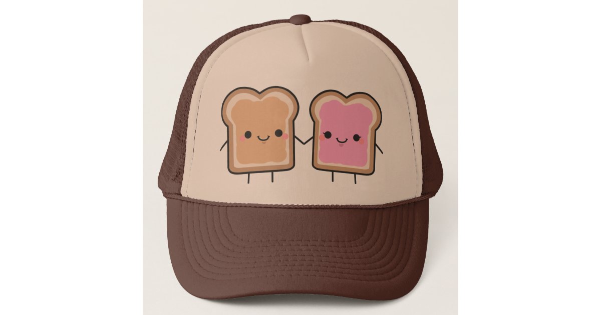 Peanut Butter + Jelly Hat Zazzle
