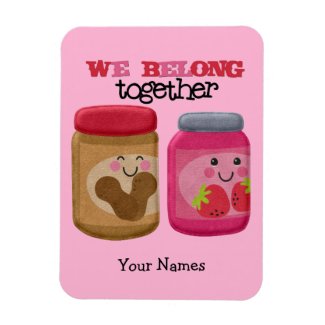 Peanut Butter & Jelly Magnet