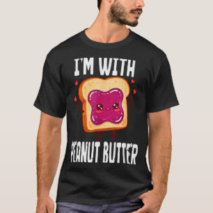 Peanut Butter Jelly Matching Couples Halloween Fun T-Shirt