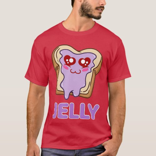 Peanut Butter Jelly Matching Couples Lover Hallowe T_Shirt