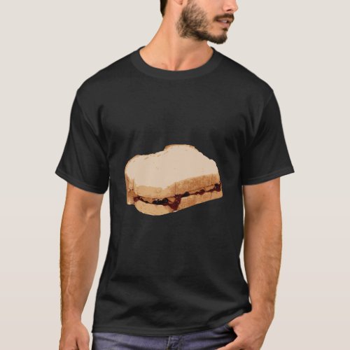 Peanut Butter Jelly Sandwich Classic Kids Lunch T_Shirt