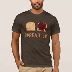 Peanut Butter & Jelly: Spread 'Em T-Shirt