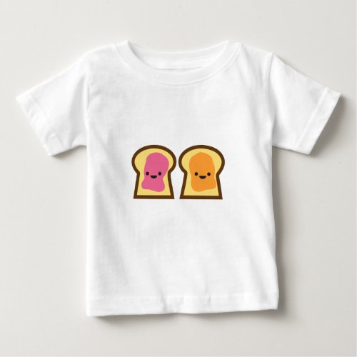 Peanut Butter Jelly Time Baby T_Shirt