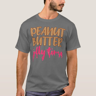 Peanut Butter Jelly Time BFF Love Match Perfect  T-Shirt