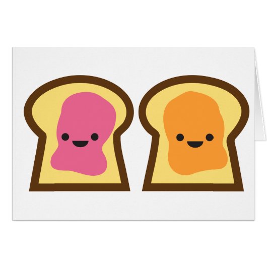 Peanut Butter Jelly Time! Cards (Front Horizontal)