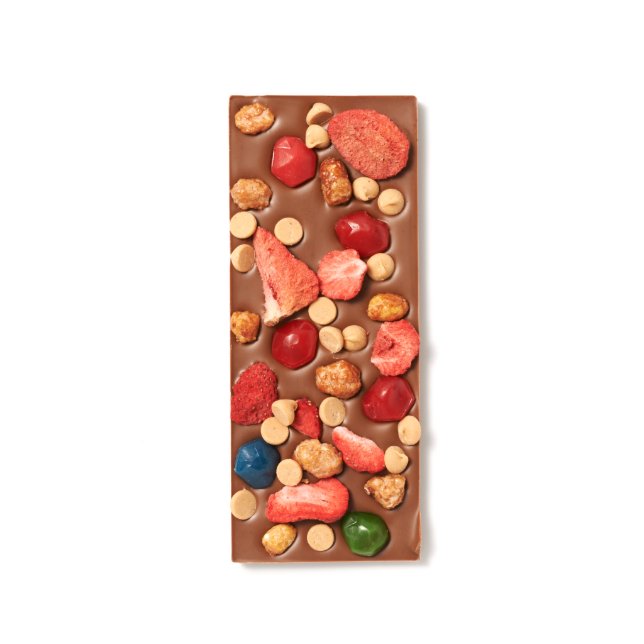 Peanut Butter Jelly Time Chocolate Bar (Front)