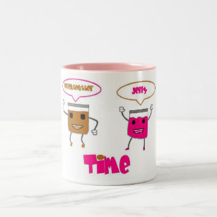 Peanut butter jelly TIME Two-Tone Coffee Mug