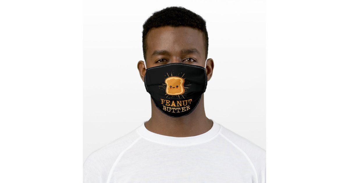 Peanut Butter Love Adult Cloth Face Mask
