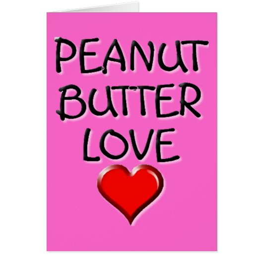 Peanut Butter Love Cards (Front)