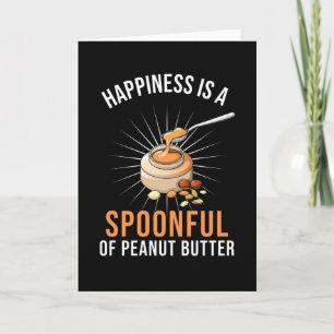 Peanut Butter Lover Gift funny Quote Card