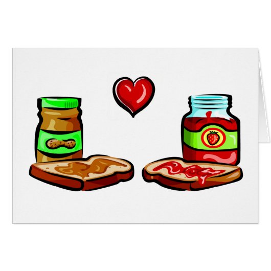 Peanut Butter Loves Jelly Cards (Front Horizontal)
