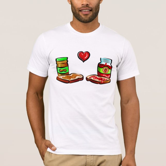 Peanut Butter Loves Jelly T-Shirt (Front)