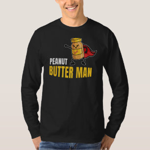 Peanut Butter Man Jelly Food Graphic T-Shirt