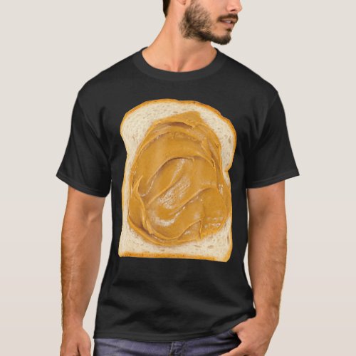 Peanut Butter on Bread Costume T_Shirt