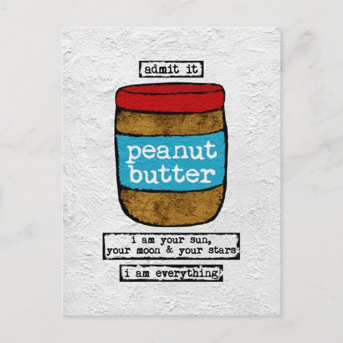 Peanut Butter Postcard _ Funny Food