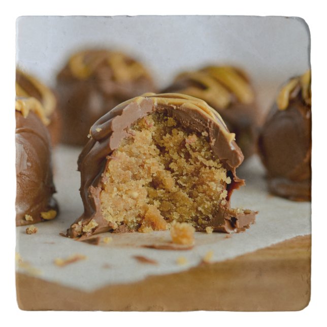 Peanut Butter Truffle Trivet Kitchen Decor Gift (Front)