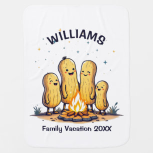 Peanut Campfire Baby Blanket