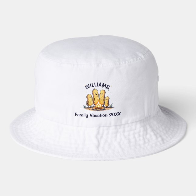 Peanut Campfire Bucket Hat (Front)