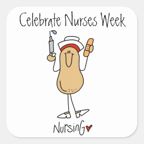 Peanut Celebrate Nurses Week Sticker