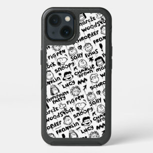 Peanut Characters Graffiti Pattern iPhone 13 Case