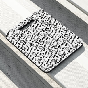 Peanut Characters Graffiti Pattern Seat Cushion