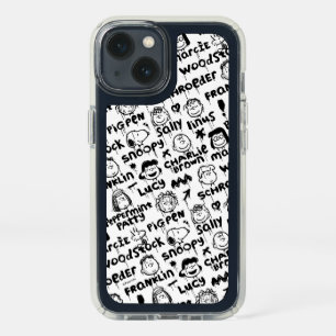 Peanut Characters Graffiti Pattern Speck iPhone 13 Case