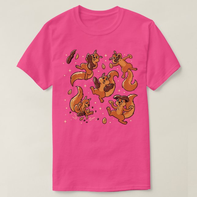 Peanut Cute Squirrels by Tobe Fonseca T-Shirt (Design Front)