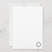 Peanut Free Zone Card (Back)