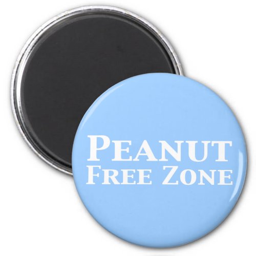 Peanut Free Zone Gifts Magnet