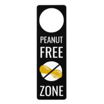 Peanut Free Zone Sign No Peanuts Allowed