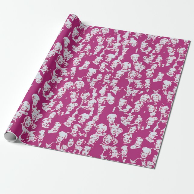 Peanut Gallery Wrapping Paper (Unrolled)