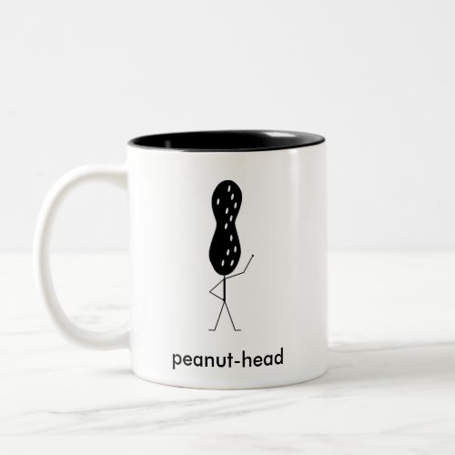 peanut_head Two_Tone coffee mug