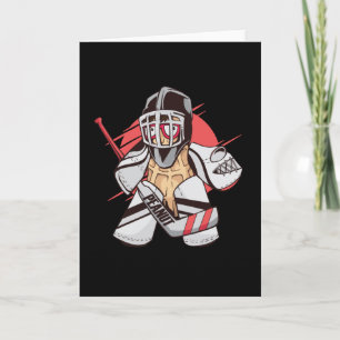 Peanut Hockey Goalie Card