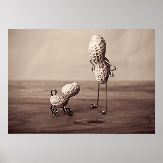 Peanut Man and Dog Poster (Front)