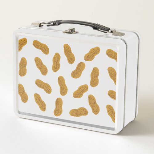 Peanut Pattern Metal Lunch Box