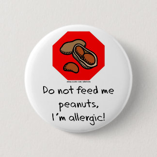 Peanut Stop! Pinback Button