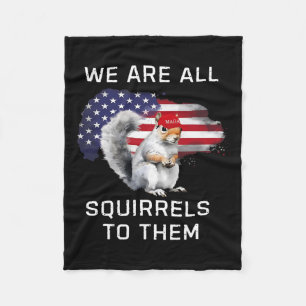 Peanut The Squirrel - Justice For Peanut Mega Pean Fleece Blanket