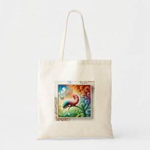 Peanut worm painting 160724AREF211 - Watercolor Tote Bag