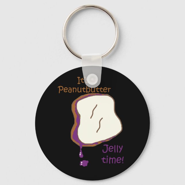 Peanutbutter Jelly Keychain (Front)