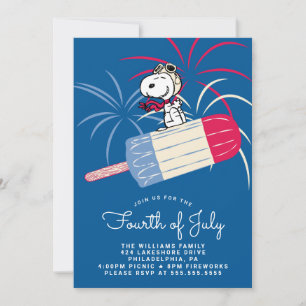 Peanuts 4th of July Picnic Holiday Card