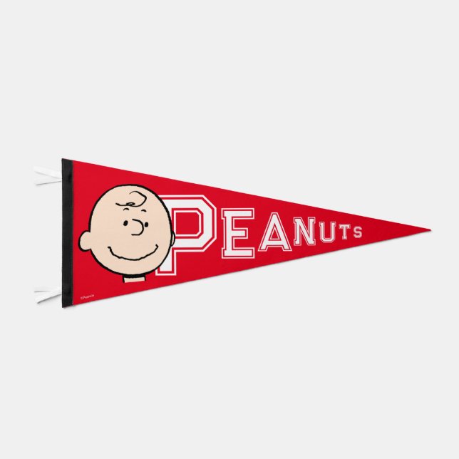 Peanuts | A Charlie Brown Smile Pennant Flag (Front)
