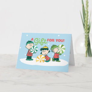 Peanuts A Gift For You Holiday Card