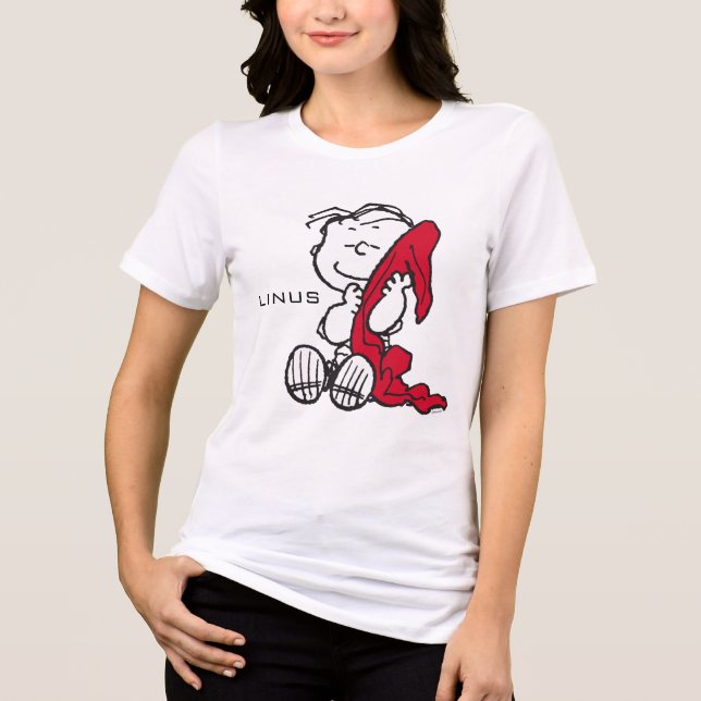 Peanuts | A Linus Smile Tri-Blend Shirt (Front)