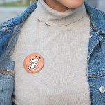 Peanuts | A Snoopy Happy Dance Button<br><div class="desc">Add a touch of joy to your accessories with this fun button featuring Snoopy performing his iconic happy dance. Perfect for Peanuts fans,  this cheerful button brings the playful and positive spirit of Snoopy wherever you go.</div>