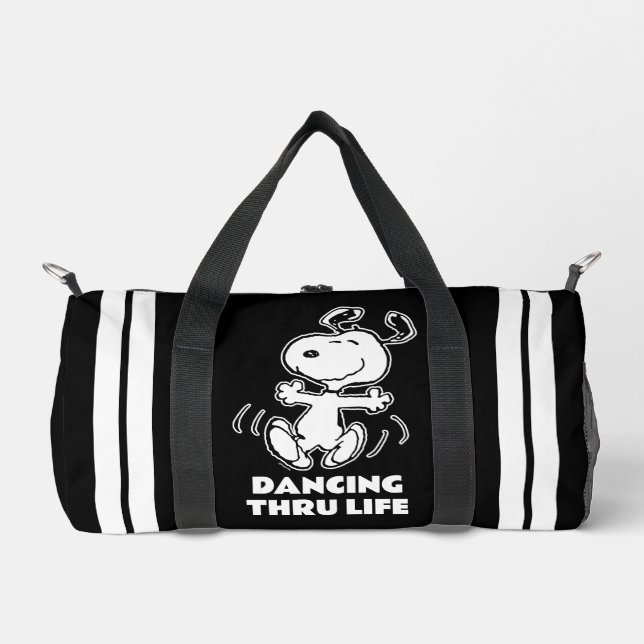 Peanuts | A Snoopy Happy Dance Duffle Bag (Front)