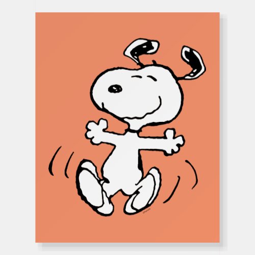 Peanuts  A Snoopy Happy Dance Foam Board